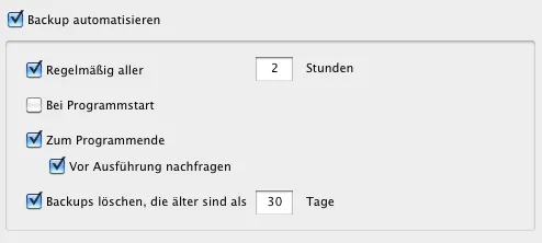 Backup Automatisch