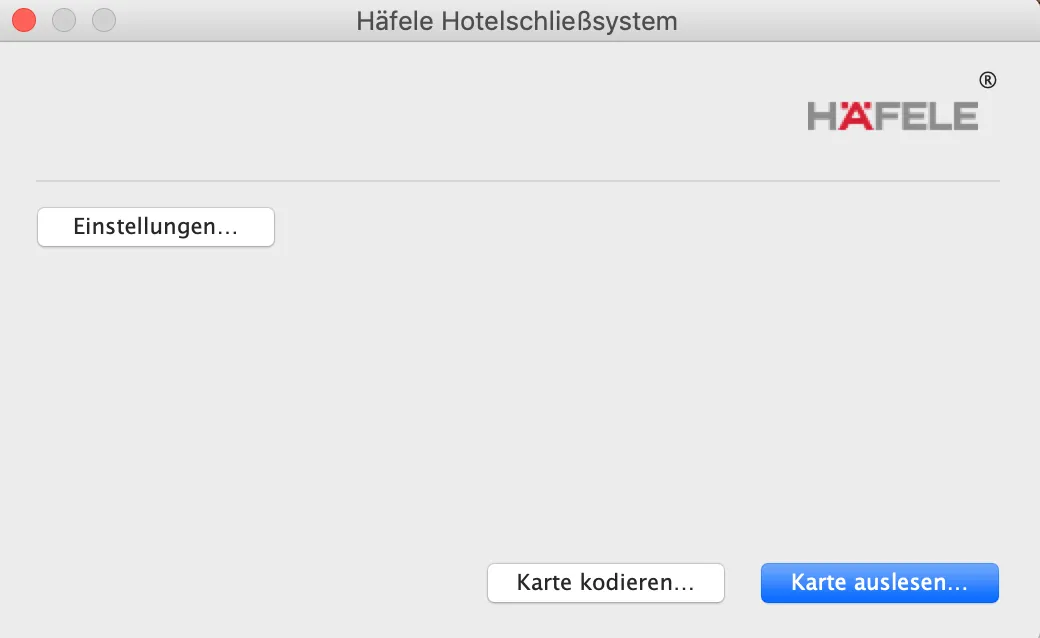Haefele Hotelschließsystem
