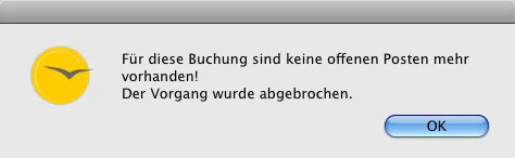 Meldung Rechnung Erstellt