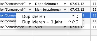 Option "Duplizieren" nutzen