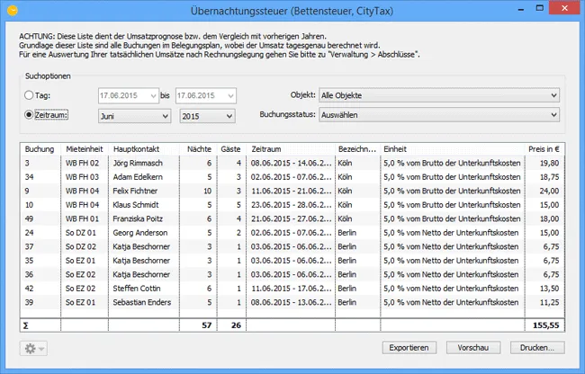 übernachtung steuersatz